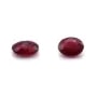 Rubis à sertir, taille ovale 3x4mm x 1pc