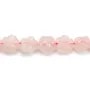Rose quartz flower 12mm x 2pcs