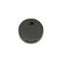 Pendentif sequin agate noir rond 8mm x 2pcs