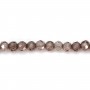 Óxido de zircónio redondo facetado 2mm x 39cm