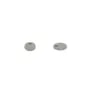 Sequin ovale 7x8.5mm en Acier Inox x 10pcs