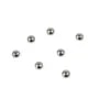 Perle rondelle 6mm en Acier Inox x 10pcs