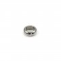 Perle intercalaire 8mm en Acier Inox x 4pcs