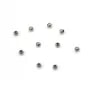Perle boule 3mm en Acier Inox x 20 pcs