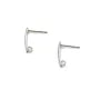Crochet d'oreille anneau ouvert en Acier Inox 15mm x 4pcs