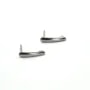 Crochet d'oreilles anneau ouvert en Acier Inox 15mm x 4pcs