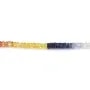 Saphir mehrfarbig runde facettierte Heishi 4-5mm x 39cm