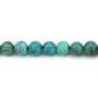Round turquoise 13-14mm x 38cm