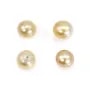 Perle des mers du Sud, champagne, olive/ovale 12.5-13mm x 1pc