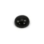 Cabochon agate noir,de forme rond 12mm x 2pcs