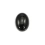 Cabochon d'onyx, de forme ovale, de couleur noire, 3 * 5mm x 4pcs