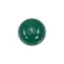 Cabochon agate vert ronde 16mm x 1pc