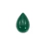 Cabochon agate vert goutte 6x9mm x 4pcs