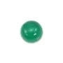 Cabochon agate vert ronde 8mm x 4pcs