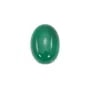 Cabochon agate vert ovale 18x25mm x 1pc