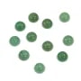 Cabochon aventurine rond 6mm x 4pcs