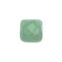 Cabochon avanturine carré facette 10mm x 1pc