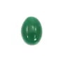 Cabochon d'aventurine verte, qualité A+,de forme ovale, 8x12mm x 1pc