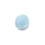 Cabochon d'aigue marine, de forme ovale plat , 10x14mm x 1pc
