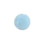 Cabochon d'aigue marine, de forme ronde plat , 12mm x 1pc