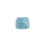 Cabochon aigue marine carré 8mm  x 1pc