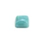 Blue cabochon of amazonite, in round shape, 8mm x 4 pcs