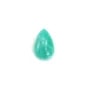 Cabochon amazonite du pérou, de forme goutte, 6x9mm x 1pc