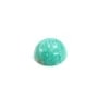 Blue cabochon of amazonite, in round shape, 8mm x 4 pcs