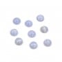 Cabochon calcédoine rond 8mm x 2pcs