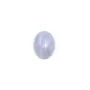 Cabochon de calcédoine bleu, de forme ovale, 4 * 6mm x 4pcs