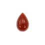 Cabochon cornaline goutte 6x9mm x 2pcs