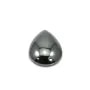 Cabochon hématite goutte 13x18mm x 4pcs
