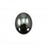 Cabochon hématite ovale 13x18mm x 6pcs