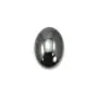 Cabochon hematite oval 4x6mm x 10pcs