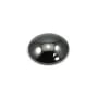 Cabochon hématite rond 20mm x 4pcs