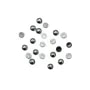 Cabochon Hematite Round 1..5mm x 10pcs