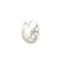 Cabochon howlite ovale 12x16mm x 1pc
