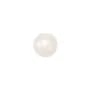 Cabochon jade blanc rond 8mm x 4pcs
