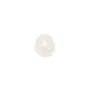 Cabochon jade blanc oval 10x12mm x 2pcs