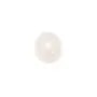 Cabochon jade blanc oval 12x16mm x 1pc
