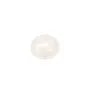 Cabochon white jade round 12mm x 2pcs