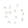 Cabochon white jade round 12mm x 2pcs