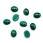 Cabochon Malachite Oval 12x16mm 