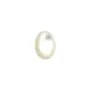 Cabochon ovale 7x9 mm Nacre Blanc x1pc