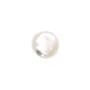 Cabochon rond 12 mm Nacre Blanc x1