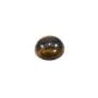 Cabochon Yellow Tiger Eye Flat-round 12mm x 1pc