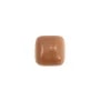 Cabochon Pietra di Luna arancione quadrato 10mm x 1pc
