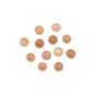 Cabochon di Pietra di luna arancione, di forma rotonda 4mm x 2pcs