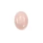 Cabochon Quartz Rose Ovale 12x16mm x 1pc