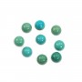 Cabochon Turquoise round 9mm x 1pc